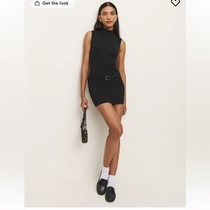 NWOT Reformation Jemma Belted Mini Knit Dress Size S